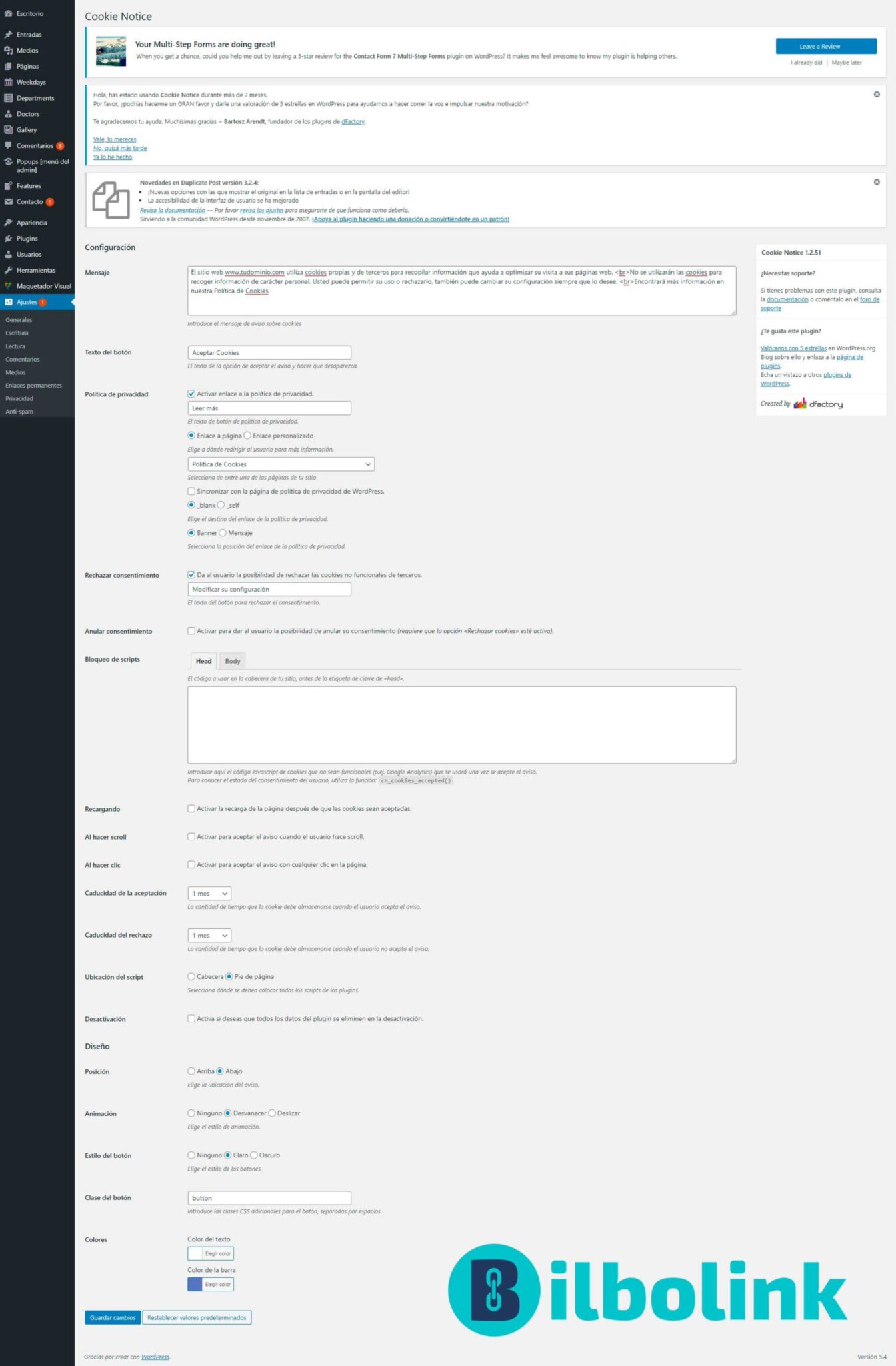 Cookie Notice Instalacion configuracion scaled 1