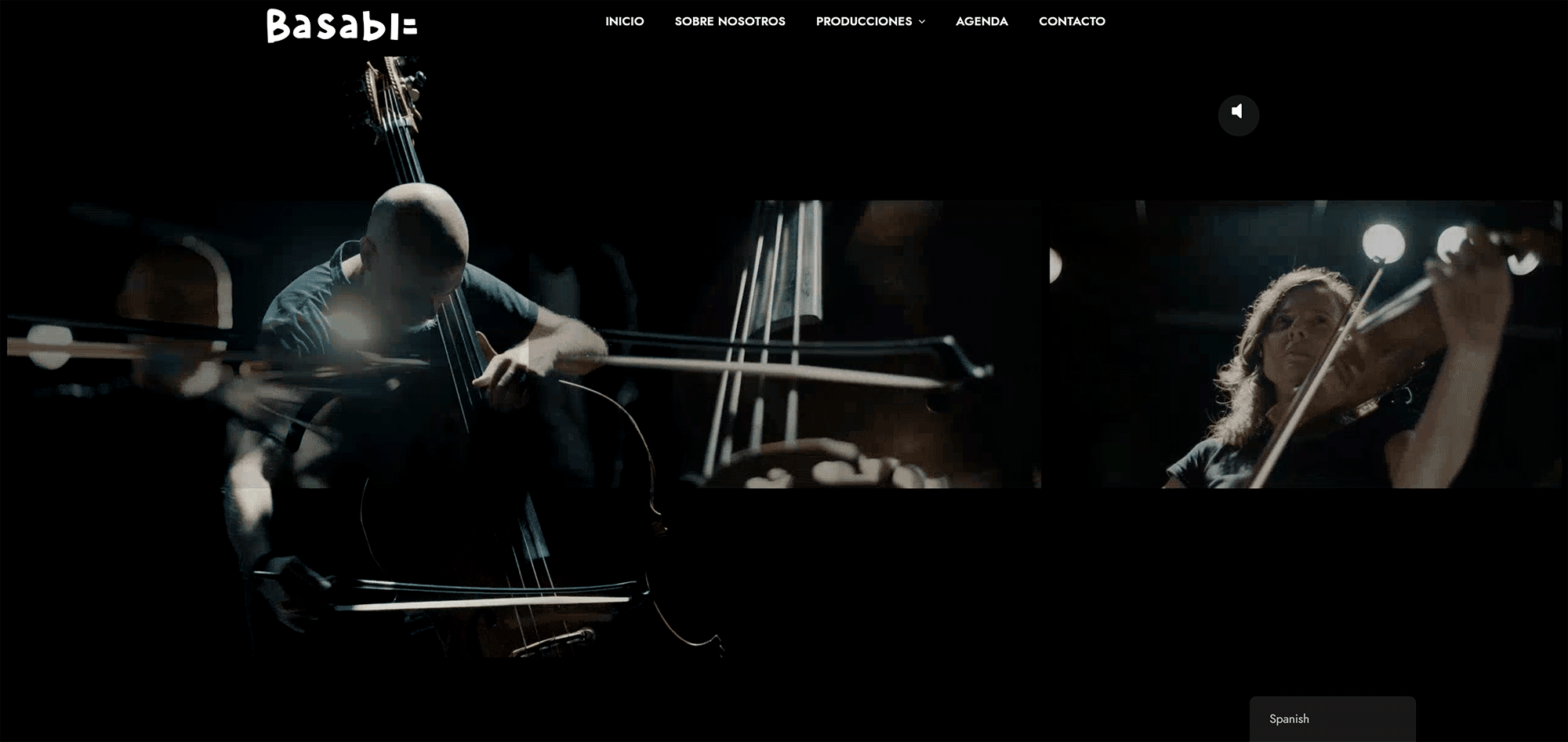 Diseño web multilingüe para Basabi: grupo musical vasco de txalaparta